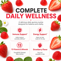 Gummies multivitaminés de qualité export avec 13 vitamines et minéraux pour les marchés américains et européens – Fabricant certifié pureté