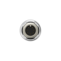 Connecteur moulé moulé par injection WP M12(M) 1P à code A, prise d'alimentation push-pull, étanche IP67, application RF, mâle/femelle, mini capteur en zinc