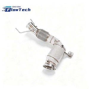 Tubo de escape (Downpipe) para MINI COOPER S F56 B48 2.0T, sistema de escape de alto flujo de acero inoxidable 304, pieza de carreras atornillable, Eur5, 200 celdas - Product Image 1