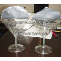 Machine automatique de remplissage et de scellage de boissons pour les gobelets de vin rouge Martini Composants de base PLC-pour les bouteilles d'huile de lait de jus