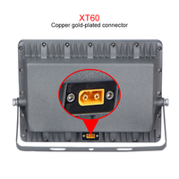 Projecteur KCD IP67 rechargeable sans fil 200W 300W 400W 500W, projecteur solaire LED à capteur crépusculaire 1000W pour extérieur