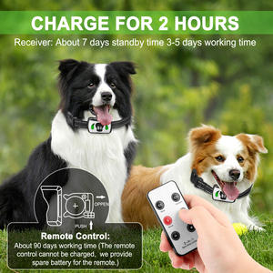 Ipx7 वाटरप्रूफ डॉग एंटी बार्किंग कॉलर वाइब्रेटिंग डॉग ट्रेनिंग कॉलर कंट्रोल रिमोट के साथ - Product Image 6