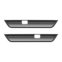 Pelindung Pintu Mobil Universal Stainless Steel Model 3 Y, Pelat Anti Gores Pintu Depan Belakang, Aksesoris Dekorasi Mobil