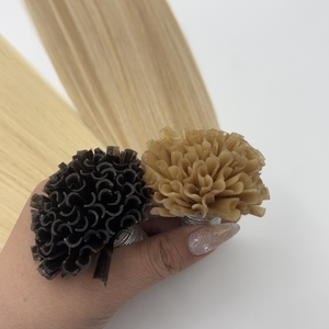 Extensioni per capelli con punta a <span class=keywords><strong>U</strong></span> pre-incollate in offerta speciale, 100% capelli umani vergini russi Ombre, a doppia trama, con punta <span class=keywords><strong>K</strong></span>/<span class=keywords><strong>U</strong></span>/V/Y - Product Image 4