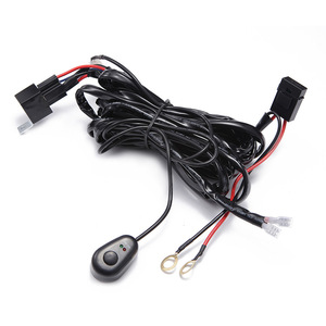 Kit de modification automobile : Bande lumineuse LED stroboscopique 12V 3M avec faisceau de câblage et interrupteur pour phares, feux de travail et projecteurs - Product Image 4