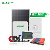 Kit de système de stockage d'énergie par batterie de panneau solaire hybride hors réseau 10 kw 30kwh De Paneles Solares Para Casa 10 kw pour la maison