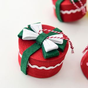 Mini Boîte Cadeau Décorative Transfrontalière, Petit Pendentif Arbre de Noël pour Décorations de Fêtes ou Cadeaux - Product Image 3