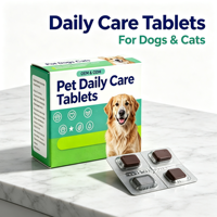 Comprimés à croquer pour chiens et chats, marque privée OEM, complément nutritionnel quotidien, fabricant, naturel, toutes races.
