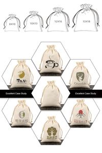 Bolsas de Lona de Algodón Grandes, Ecológicas, Recicladas, Lisas o Estampadas, con Cordones, para Proteger del Polvo, al por Mayor, Tamaño Personalizado, Reutilizables - Product Image 6