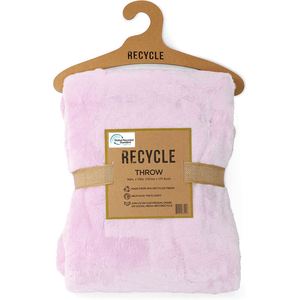 Manta polar de franela RPET de poliéster ecológico para supermercado Manta de plástico de poliéster reciclado - Product Image 3