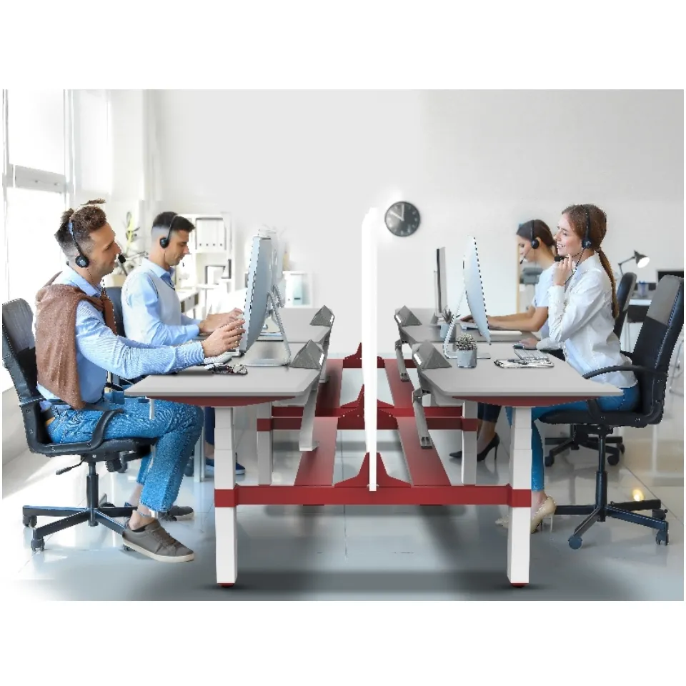 طاولة ذكية ZGO ثابتة ورافعة للكومبيوتر تعمل بالكهرباء يمكن تعديل ارتفاعها وتعمل بالمنزل والمكتب