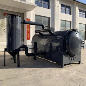 Petit coût d'entrée Ménage Carbonisation Poêle Déchets Bois Charbon De Bois Faisant La Machine Four Multifonctionnel Horizontal - Product Image 1