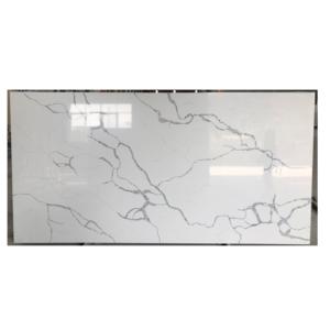 Quartz artificiel Calacutta blanc cuisine populaire blanc comptoir vanité bassin haut banc vanités hauts baignoire mur environnant - Product Image 1
