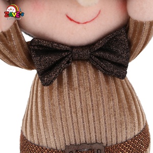 Zaves 9 "gnomos para Navidad Elf Pair Naughty Boy con sombrero puntiagudo en Brown Outfit Holiday - Product Image 4