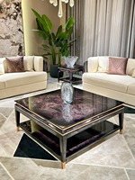 Ensemble de canapés modulaires confortables pour la famille, ensemble de canapés luxueux en cuir, meubles de salon modernes