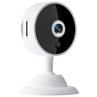 Caméra de sécurité domestique intelligente WiFi haute définition 2MP 720P, vision nocturne, surveillance à distance sans fil, rotation panoramique et inclinable sur deux axes, CCD