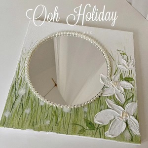 Nuevo Kit de Arte con Textura de Tulipán - Set de Pintura Acrílica con Arena, Lienzo y Marco de Espejo para Niñas, Fiesta Creativa Nocturna - Product Image 4