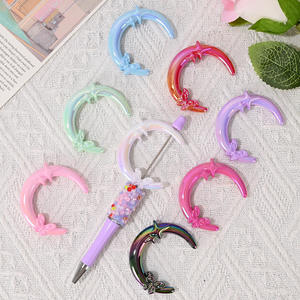 2025 New High Quality Hot Sale BEST Moon <b>Acrylic</b> Spacers <b>Pen</b> Accessories Ready to Ship - Product Image 1