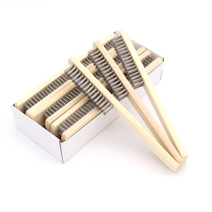 Pms Bàn Chải Dây Nhiệm Vụ Nặng Nề Thép Không Gỉ Để Làm Sạch Gỉ Cong Sồi Gỗ Xử Lý Đầu Bàn Chải Gỉ Loại Bỏ Sơn Một cách Nhanh Chóng - Product Image 6