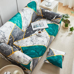 Funda de Sofá Elástica con Patrón Geométrico de Poliéster, Antipolvo, Modular, Completamente Envolvente, para Todas las Estaciones - Product Image 2