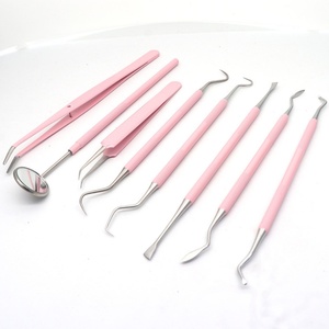 Kit de Examen Dental de Acero Inoxidable de Alta Calidad, Clase I, con Sonda, Espejo Bucal y Pinzas Multiusos para Higiene Oral - Product Image 1