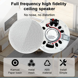 ลำโพงเพดานรอบทิศทางขนาด5นิ้วลำโพงหลังคา8Ohm สำหรับเสียงเพลงพื้นหลังในบ้าน - Product Image 5