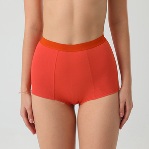 Culotte en coton confortable de couleur unie pour dames, sous-vêtements pour jeunes filles et femmes, slips mignons, vente en gros à bas prix - Product Image 4