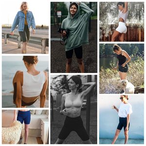 Legging de yoga pour <span class=keywords><strong>femme</strong></span> 2024, <span class=keywords><strong>taille</strong></span> haute, coupe ajustée, extensible dans les quatre sens, sans couture, longueur genou, effet galbant fessier, avec poches, grandes tailles - Product Image 2