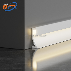 Dafuxin Hôtel moderne Alliage d'aluminium Garniture décorative <span class=keywords><strong>Plinthe</strong></span> <span class=keywords><strong>Plinthe</strong></span> Profil d'éclairage LED - Product Image 3