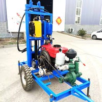 Machine de Forage de Puits d'Eau Personnalisée 22ch 25ch 28ch 35ch Diesel/Essence Hydraulique Profonde 100m 200m à Vendre