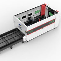Máquina de Corte Láser de Fibra CNC de Alta Potencia 6000W Totalmente Encerrada 3015-14030 con Múltiples Tamaños de Mesa para Corte de Chapa Metálica