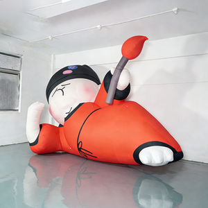 Muñeco Inflable Personalizable de Dibujos Animados, Modelo Publicitario Inflable, Adecuado para Decoración de Librerías, Eventos Culturales y Locales de Competición - Product Image 3