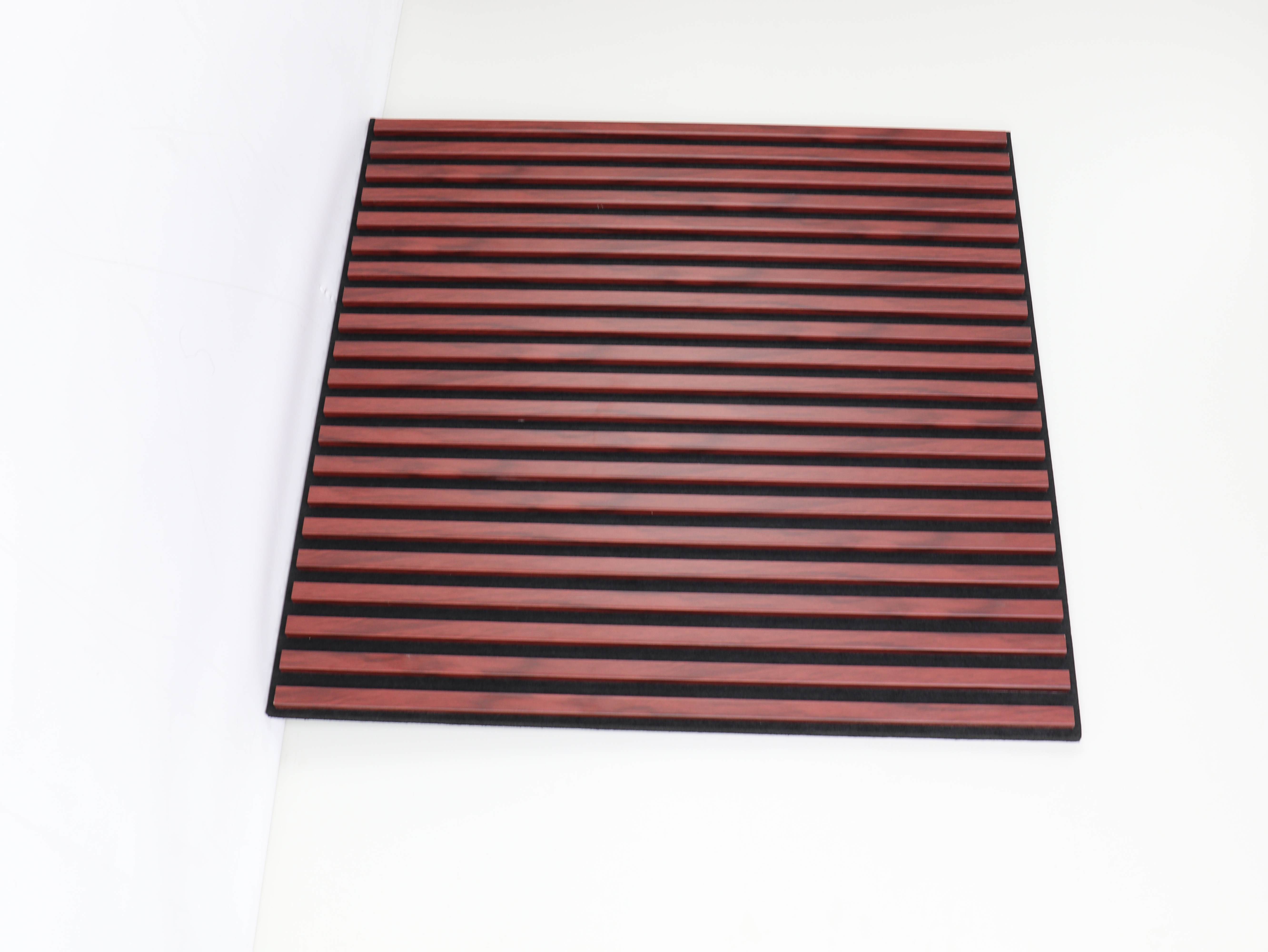 High Quality Soundproof Wall Panels MDF Wood Slatted Wall Acoustic Felt Panels For Interior Decoration Wall And Ceiling