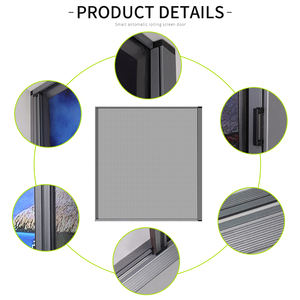 Nouveau lancement : <span class=keywords><strong>Moustiquaire</strong></span> à enroulement moderne détachable <span class=keywords><strong>avec</strong></span> brevet, ignifuge, résistante aux insectes, coupe-vent et technologie de fusion à chaud unique - Product Image 5
