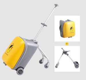Libérer les mains transporter des bagages poussette avec poussette pour enfant pour voyage bagages à coque dure pour enfants <span class=keywords><strong>valise</strong></span> pour voyage - Product Image 4