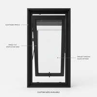 Store enrouleur fin noir mat Hangxing pour fenêtre à battant, tailles personnalisées, pour ville, villa, hôtel, bureau, fournisseur en gros