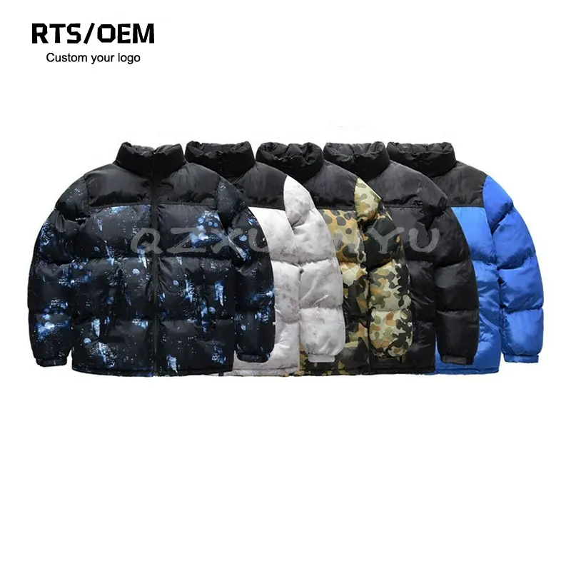 Best Quality Promotional Fashion Shiny Winter Coat Men Puffer Down Jacket Custom Puffer Jacket