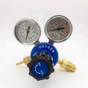 Régulateur de pression d'oxygène industriel G5/8, vanne de régulation de gaz acétylène, filetage interne/externe, manomètre d'oxygène, réduction de pression - Product Image 2
