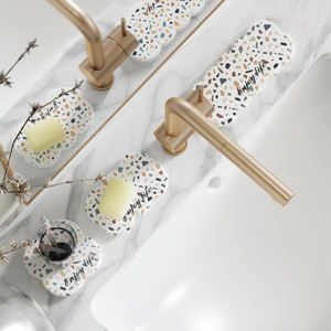 מתקן ספוג לכיור 3 יחידות מגש אבן סופג מים מגש כיור מאבן דיאטומית - Product Image 1