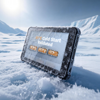 H81 4G-M50 MTK Octa Core Android 15 GSM 4G Wi-Fi Tablet Industri Tangguh Tahan Air 8-Inci 8+256GB Dapat Dibaca di Bawah Sinar Matahari dengan Barcode