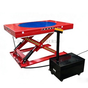 Plataforma Elevadora de Palets de Perfil Bajo Personalizable, Plataforma Elevadora de Tijera Hidráulica, Grúa Eléctrica - Product Image 2