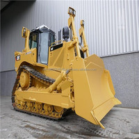 Bulldozer sur chenilles Caterpillar D8T/D8R/D9R/D8H d'occasion – Composants essentiels : Moteur, Pompe, Boîte de vitesses – 180 CV, Capacité de bulldozing de 6,5 m