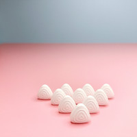 Bonbons durs personnalisés en forme de triangle, saveur fruitée, menthe xylitol avec citron et myrtille, certifiés casher