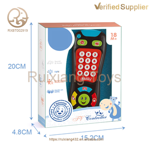 Mainan ponsel Remote Control bayi, mainan plastik anak-anak, Remote Control TV elektrik, musikal awal, belajar bahasa - Product Image 6