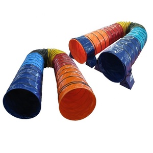 Jouets pour chiens de parc Tunnel d'agilité en PVC Équipement d'entraînement extérieur flexible et étanche pour animaux de compagnie - Product Image 4