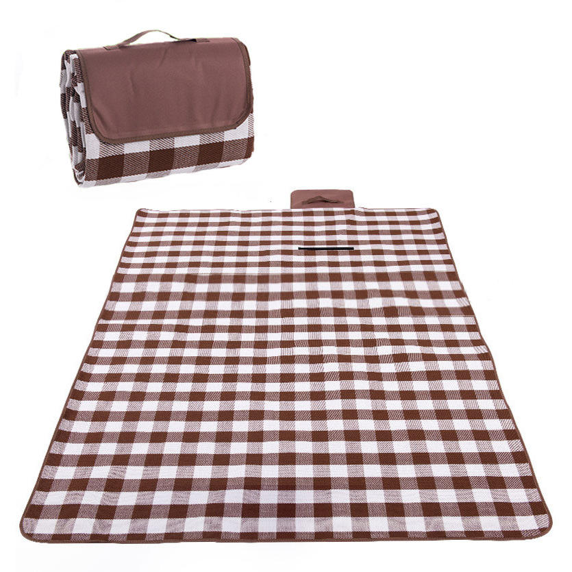Small Plaid Coffee Color
