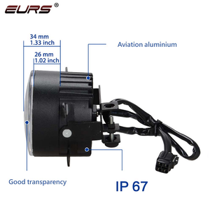 EURS LED jour éclairage encastré 16 W 6000 k 3.5 Pouces IP67 kit antibrouillard ange oeil lampe - Product Image 5