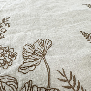 QDTEX Offre Spéciale pur bio français <span class=keywords><strong>lin</strong></span> broderie feuilles <span class=keywords><strong>housse</strong></span> <span class=keywords><strong>de</strong></span> <span class=keywords><strong>couette</strong></span> ensemble pierre <span class=keywords><strong>lavé</strong></span> 3 pièces ensemble <span class=keywords><strong>de</strong></span> literie <span class=keywords><strong>de</strong></span> housses <span class=keywords><strong>de</strong></span> <span class=keywords><strong>couette</strong></span> - Product Image 3