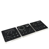 Schwarze Metall-Mikrofaser-Schmucks chale Schmuckst änder werden für Schaufenster zähler des Juwelier geschäfts verwendet
