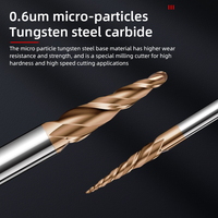 Arestun fraise en tungstène CNC de haute qualité mèches de toupie en carbure fraise en bout nez conique pour bois CNC outils de coupe fraise en bout